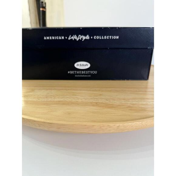 Dr Scholl's Barton Comfort Wedge Sandals Size 8 M Cream Snake Print New with Box - Picture 5 of 10